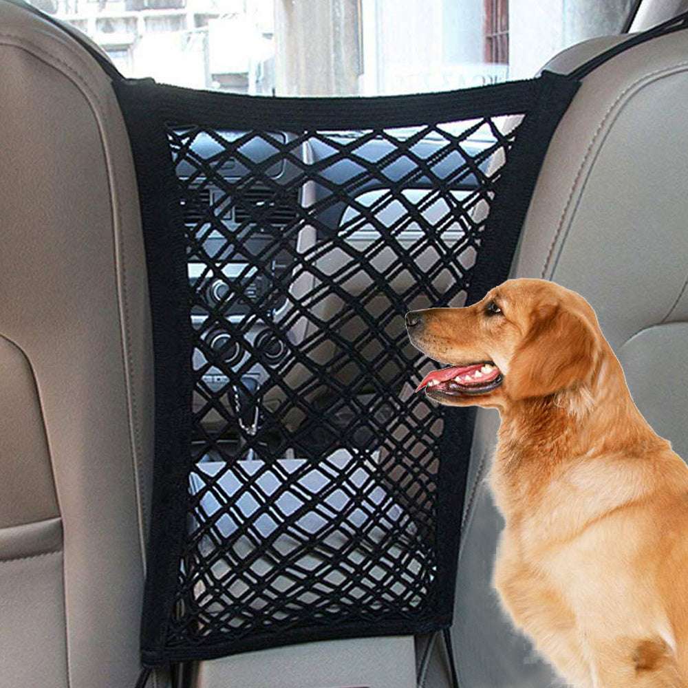 Elastic Car Pet Fence Dog Safety Isolation Net Children Travel Isolation Barrier Mesh Dog Fence Anti-collision Mesh Pet Supplies 0 Zimivas