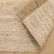 Natural Hand-woven Jute Rug Fringe Edge 0 null