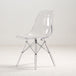 Simple Transparent Plastic Chair Meal Simple And Creative White PC legs 0 null