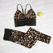 Leopard print ladies sports suit Health & Fitness Zimivas