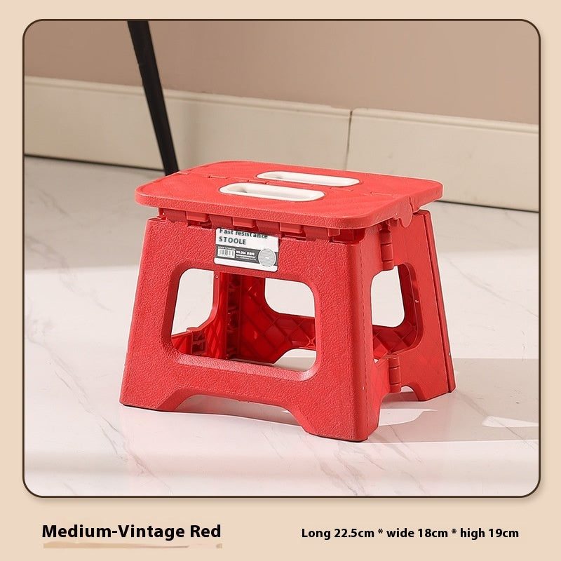 Folding Stool Portable Kindergarten Train Maza Home Chair Nordic Red Medium Furniture Zimivas