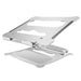 Folding lifting aluminum alloy laptop stand Silver Computer & office Zimivas