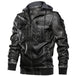 Men's Amazon JOOM Men's Pu Leather Jacket Jacket Plus Size Black 0 null