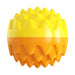 Squeaky Dog Ball Toy For Aggressive Chewers Dental Dog Toy For Healthy Teeth Gums Spiky Ball Durable Floatable Rubber Pet Toys Mental Enrichment - All Breed Sizes Orange 4 null