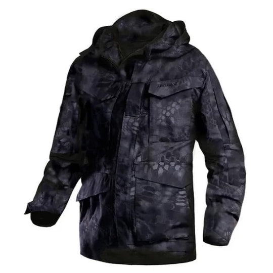 MEN TACTICAL JACKET Camouflage black Men Clothing Zimivas