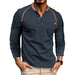 Fashion Colorblock Casual Amazon Men's Top Sapphire Blue 0 null