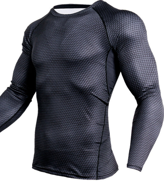 Compression Shirt Men Gym Running Shirt Quick Dry Breathable Fitness Sport Shirt Sportswear Training Sport Tight Rashguard Male 0 null