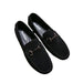 Peas shoes breathable hollow casual shoes Black shoes shoes Zimivas