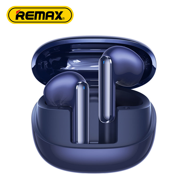 REMAX CozyBuds W13 ENC Wireless Earbuds Noise Canceling Bluetooth Earphone Dual-Mic For Call And Music Blue phone & Accessories Zimivas