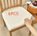 Waterproof Dustproof Chair Cover Faux Leather Leather Cover Universal Beige Length And Width 35to50cm 6PCS 0 null