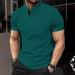 Summer New AliExpress Amazon Polo Shirt Zipper Pocket Men's Sports Polo Shirt Factory Wholesale 0 null