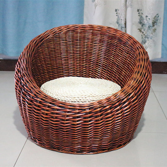 Sofa Chair Creative Wicker Rattan COFFEE with seat cushio M 0 null