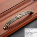 Drawer Zinc Alloy Simple Wardrobe Furniture Green Ancient Handle Single Hole Handle Green bronze E 0 null