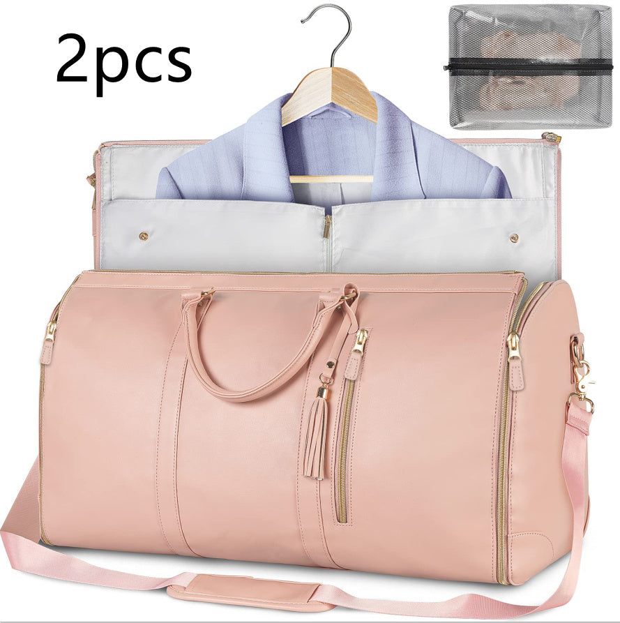 Large Capacity Travel Duffle Bag Women's Handbag Folding Suit Bag Waterproof Clothes Totes Set41 bag Zimivas