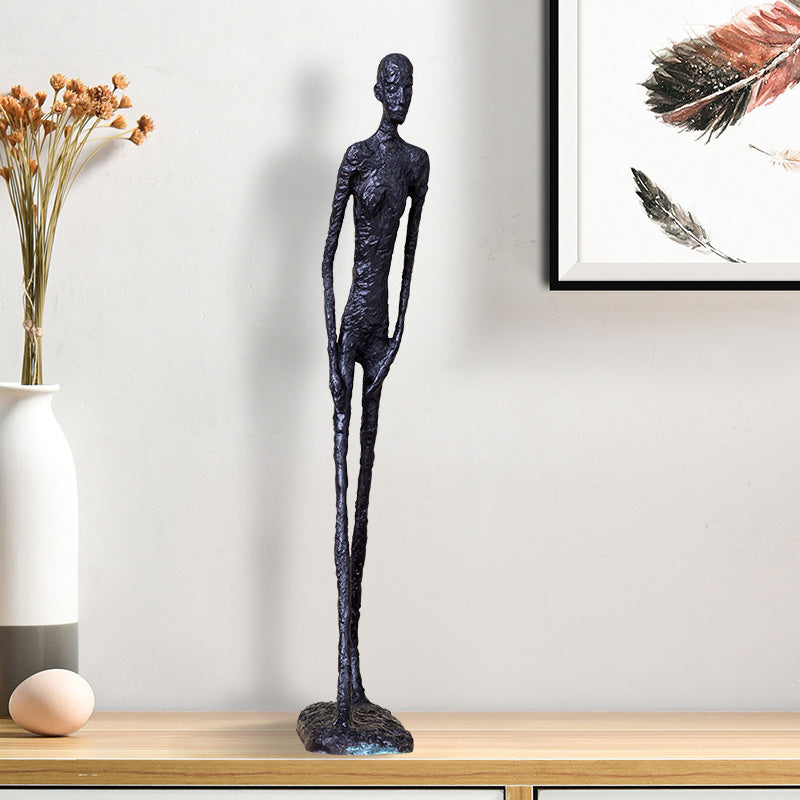 Giacometti Minimalist Bronze Sculpture Light Luxury Furnishings Hotel Living Room Decoration 0 null