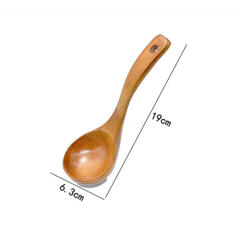 Large Medium And Small Lacquered Wood Spoon With Curved Handle Small curved spoon Home, Garden & Furniture Zimivas