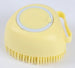 Pet Products Amazon Hot Silicone Dog Bath Brush Yellow 0 null