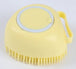 Pet Products Amazon Hot Silicone Dog Bath Brush Yellow 0 null