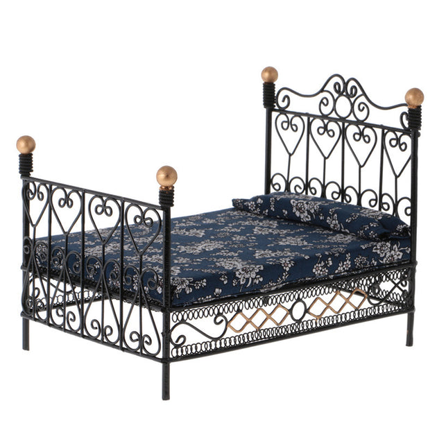 Simulation Bedroom Furniture Model Wrought Iron Double Bed 0 null