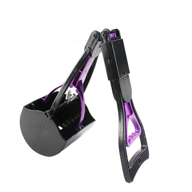 Pet toilet with long handle Purple Folding 0 Zimivas