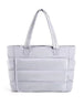 Women's Cotton Handbag Large Zipper Travel Essential Light Grey 35x16x43cm bag Zimivas