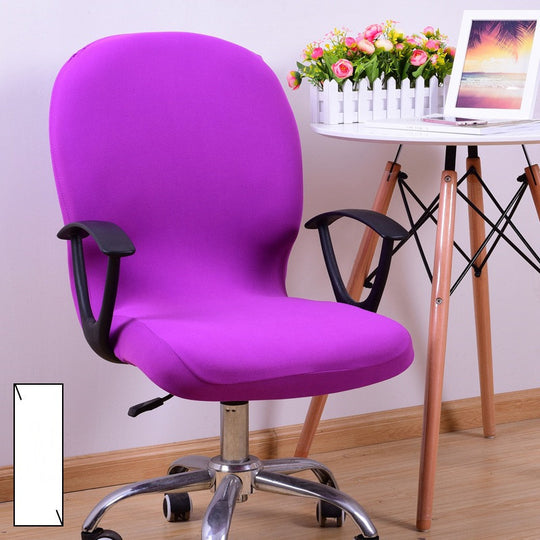 Computer Chair Cover Office Chair Cover Swivel Chair Package Chair Cover Rotating Lifting Chair Cover Chair Cover Violet Default 0 null