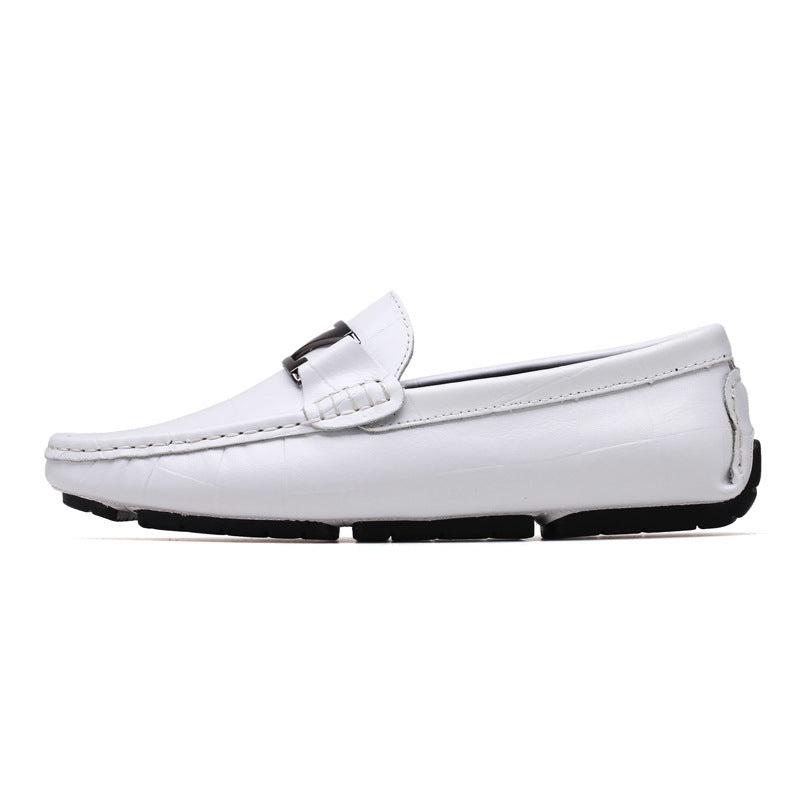 Low-top leather shoes casual shoes White shoes Zimivas