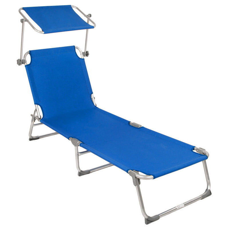 Outdoor Awning Camping Lounge Chair Tri-fold Bed 0 null