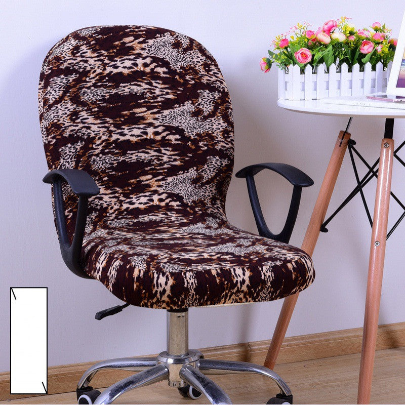 Computer Chair Cover Office Chair Cover Swivel Chair Package Chair Cover Rotating Lifting Chair Cover Chair Cover Leopard Print Default 0 null