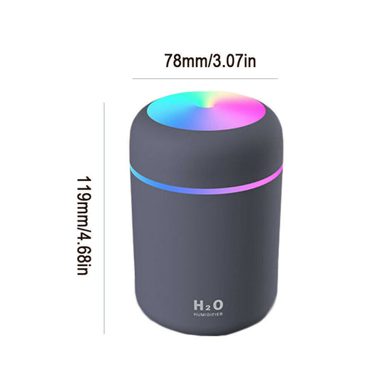 Aroma Essential Oil Diffuser Grain Ultrasonic Air LED Aromatherapy Humidifier Blue 5 null