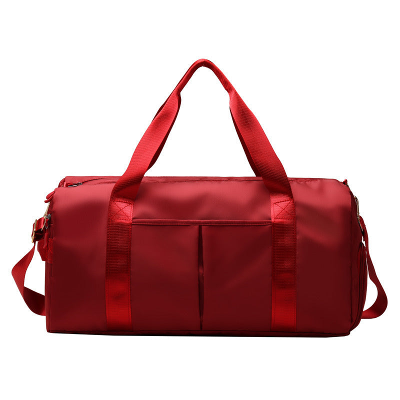 Fitness Sports Travel Bag Waterproof Duffel Weekender Bag For Women And Men Swim Gym Sholder Bag Red bag Zimivas