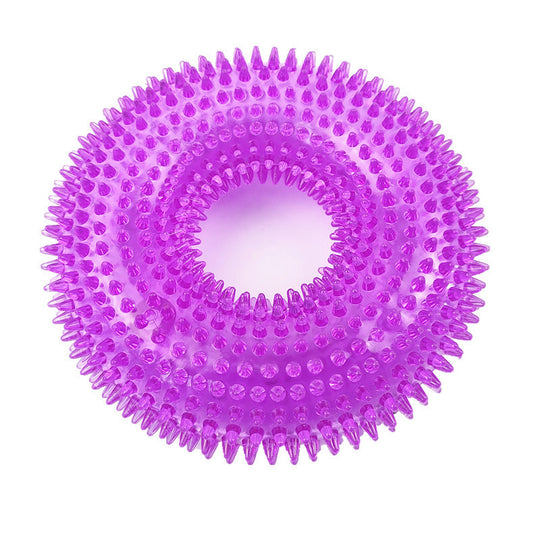 Pet Toy Bite Resistant Sounding Toy Ball Purple 0 null