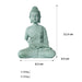 New Chinese Stone Buddha Crafts Creative Ornament Home Decor Meditation 0 null