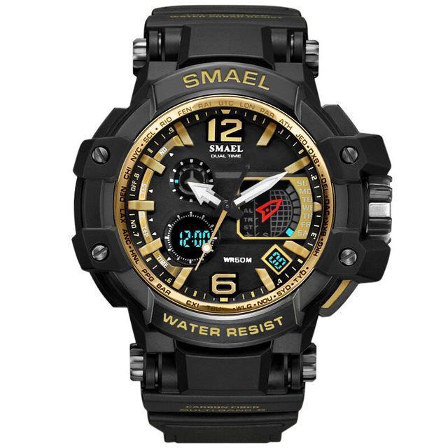 Luxury Tactical Watch Black Yellow 0 Zimivas