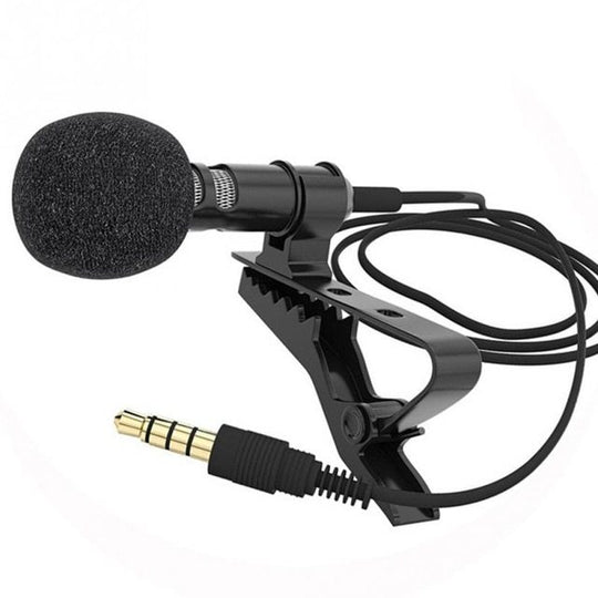 Portable clip Condenser Microphone Mobile Phone Universal 3.5MM 0 null