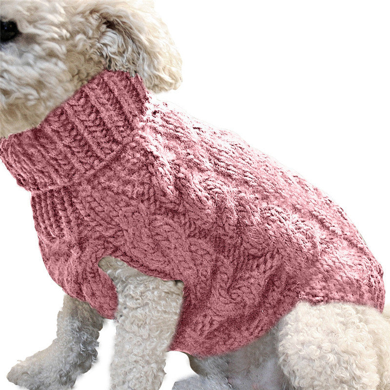 New Pet Sweater Dog Clothes Pet Supplier Winter Warm Clothing Skin powder 0 null