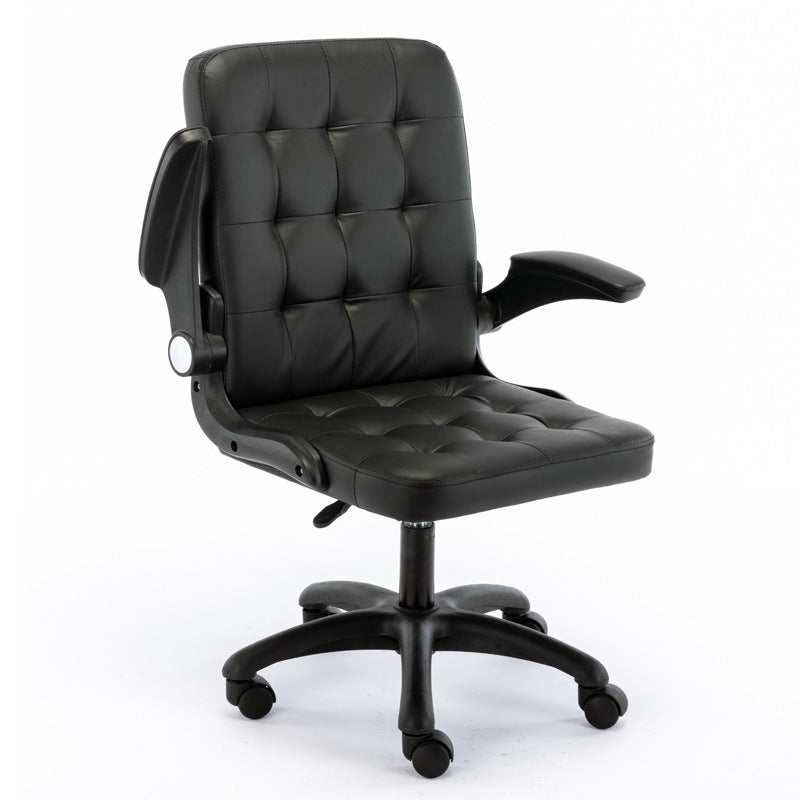 Office Chair Recliner Lift Ergonomic Swivel Chair Household Computer Chair Simple Chair The plaid chair is 58cm high 0 Zimivas