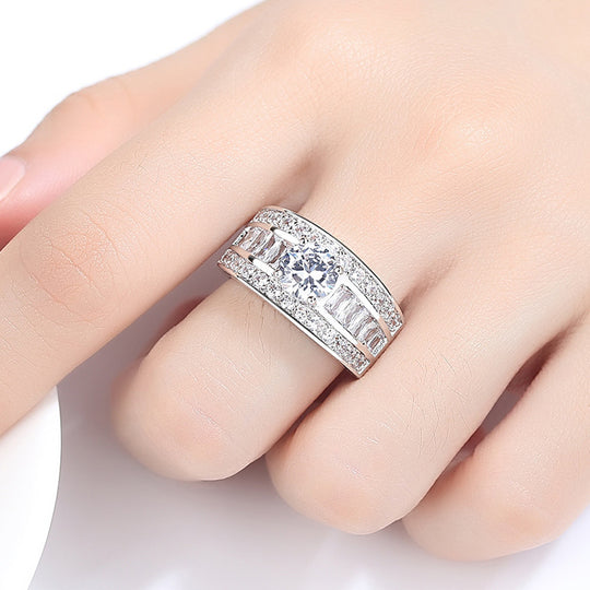 Fashion Jewellery Sumptuous Creative Trend Zircon Claw Heart Arrow Female Adjustable Size Ring Vintage Party Rings For Girls Fashion Jewellery Sumptuous Creative Trend Zircon Claw Heart Arrow Femal 0 null