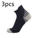 Ankle Guard Compression Zimivas Men's and Women's Socks 3pcs Grey fashion accessories Zimivas