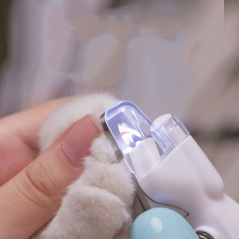 Pet Nail Clippers Dog Nail Clippers Cat Nail Clippers LED Electric Nail Grinder Pet Supplies LED Light Pet Nail Clippers 0 Zimivas