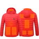 Men Heated Puffer Jacket Electric Heating Coat Insulated Hood Windbreaker 9Heat Zones Red Zone9 Men Clothing Zimivas