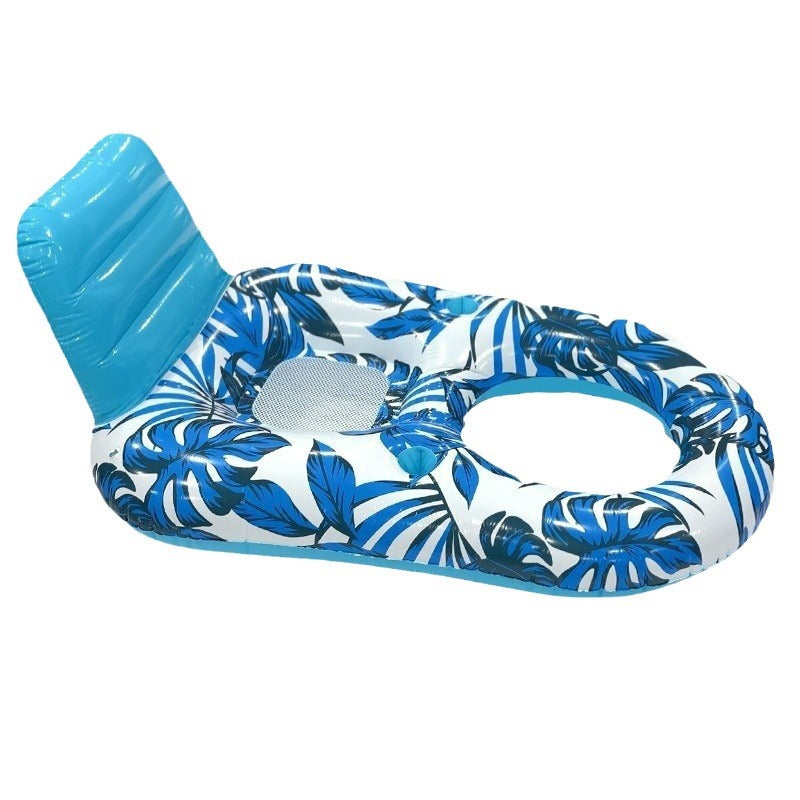 Inflatable Leisure Entertainment Pool Floating Chair Floating Sofa Large Backrest Water Mesh Bottom Pool Party Default Title eprolo