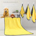 Dog Towels For Drying Dogs Drying Towel Dog Bath Towel, Quick-drying Pet Dog And Cat Towels Soft Fiber Towels Robe Super Absorbent Quick Drying Soft Microfiber Pet Towel For Dogs, Cats Yellow 70x140CM 5 Zimivas