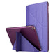 Compatible with Apple, Applicable to new ipadPro11 silk holster ultra-thin protective shell 9.7 dormant deformation leather case Violet 0 Zimivas