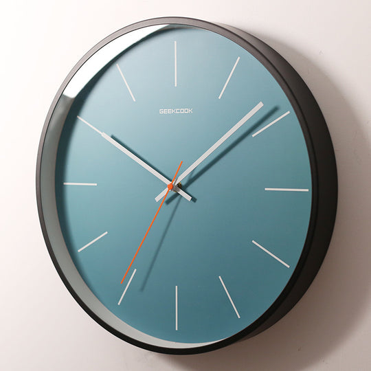 minimalist silent wall clock Black 0 null