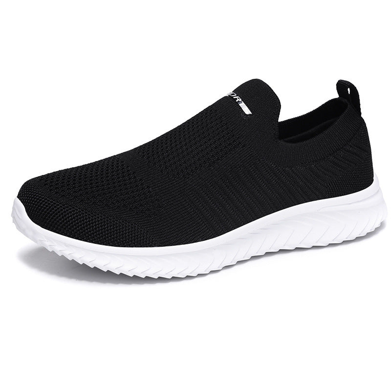 Breathable Couple Sports Shoes Casual Shoes Black white 0 null