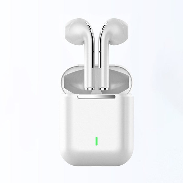 Bluetooth earphones with color screen and ultra long battery life ANC noise reduction wireless earphones J18 White phone accessories eprolo