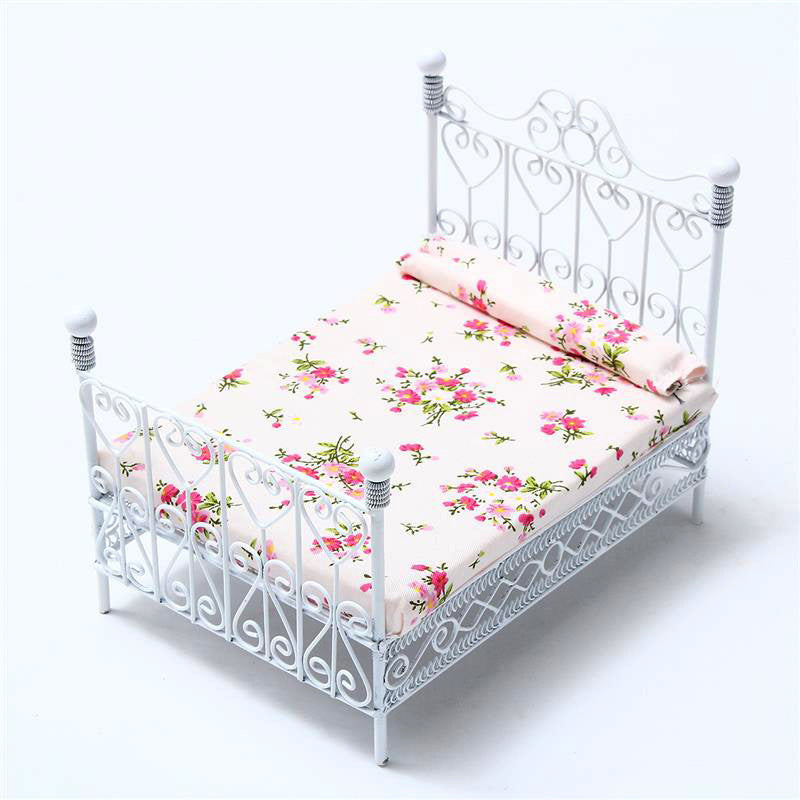 Simulation Bedroom Furniture Model Wrought Iron Double Bed 0 null