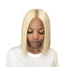 Blond short straight wig Hair accessories Zimivas