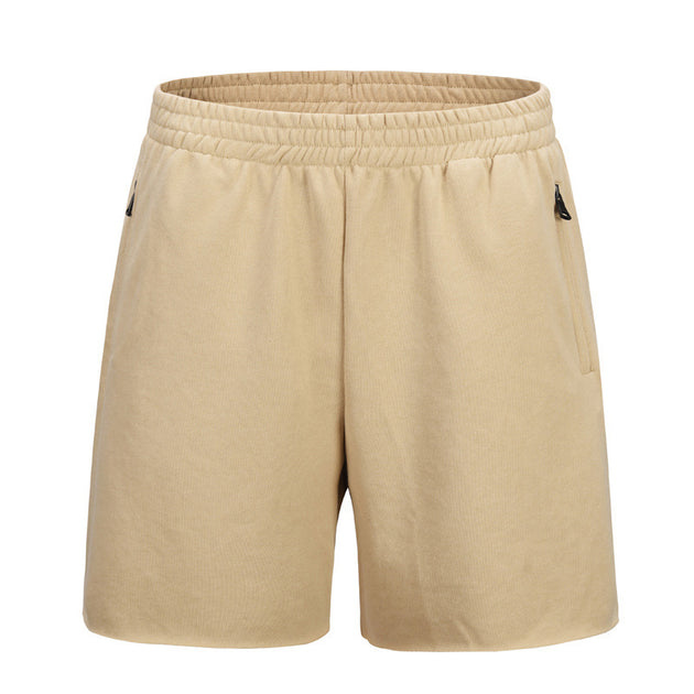 High-quality cotton terry material tide brand fog casual men shorts Khaki Men Clothing Zimivas